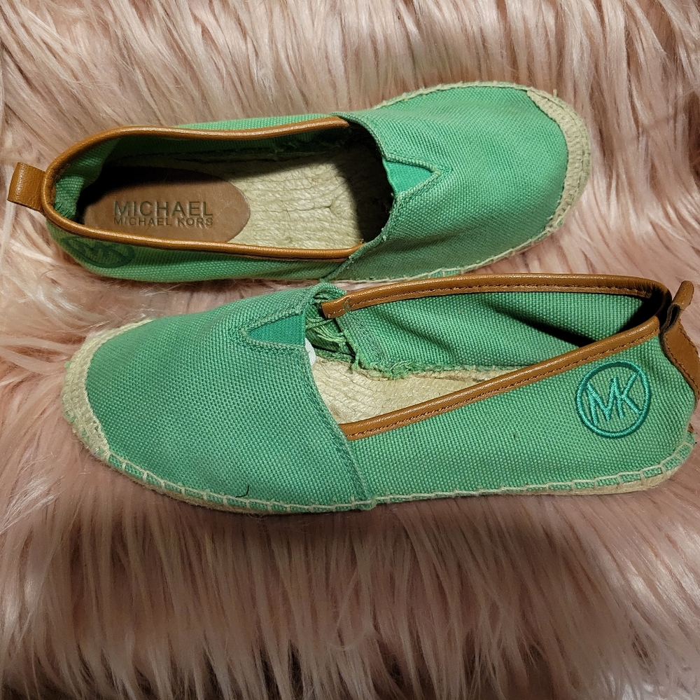 Michael Kors Lenny Canvas Espardrille